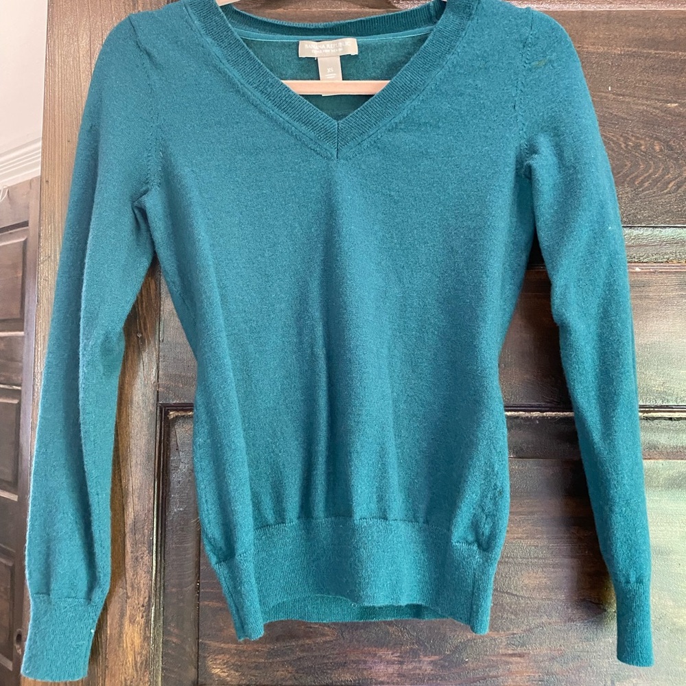 Teal sweater